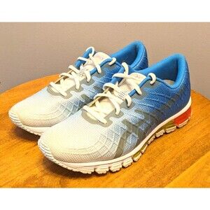 ASICS Women's 9 GEL-Quantum 180 4 Cross Training Shoes White Stone Gray 1022A098